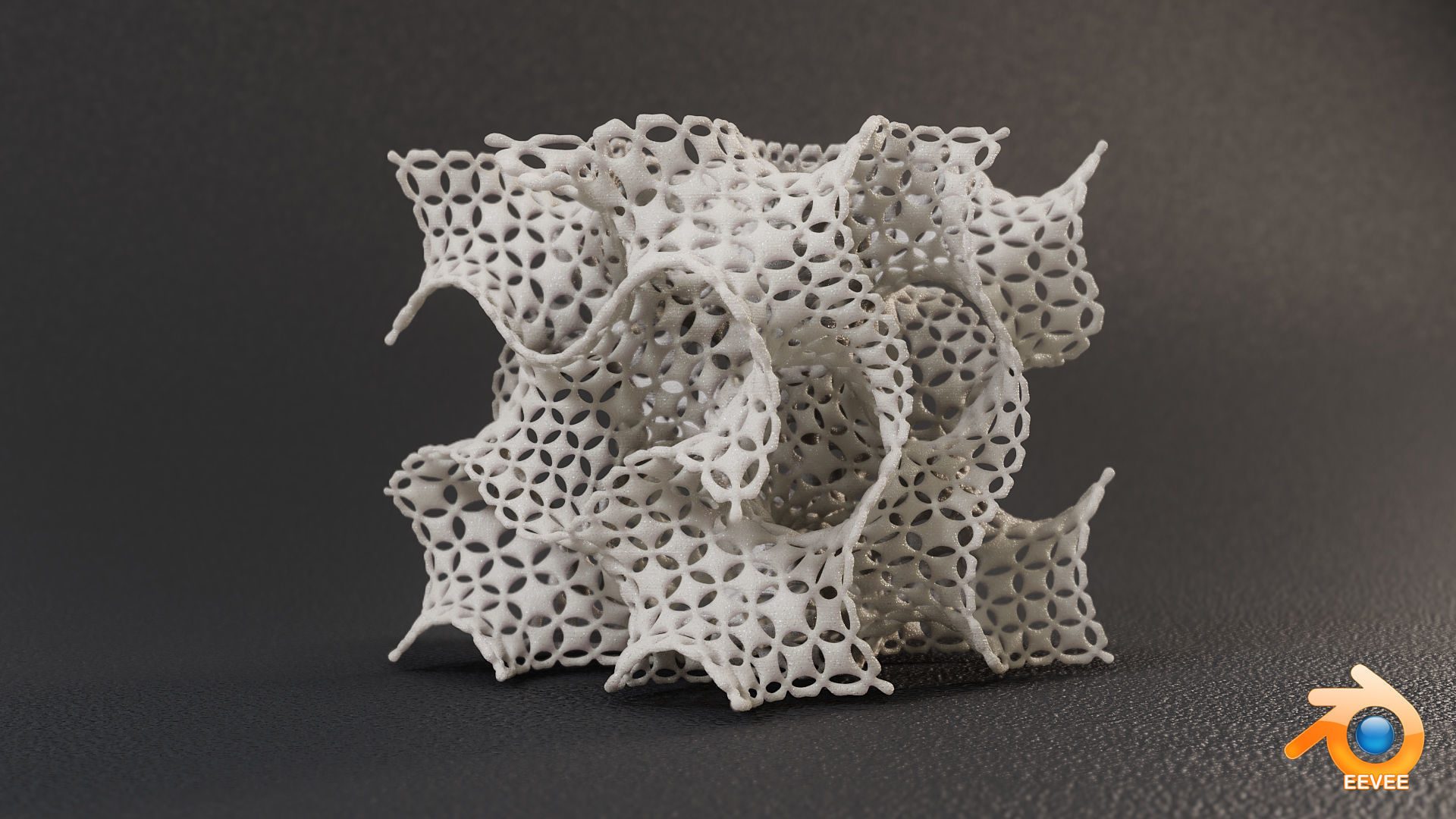 Quilted Pattern Gyroid 3D print model_6