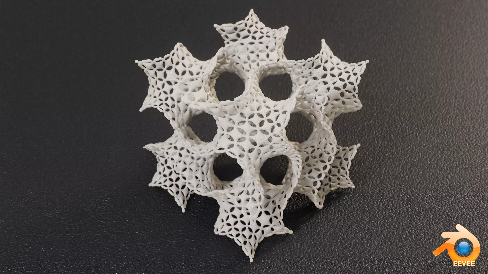 Quilted Pattern Gyroid 3D print model_0