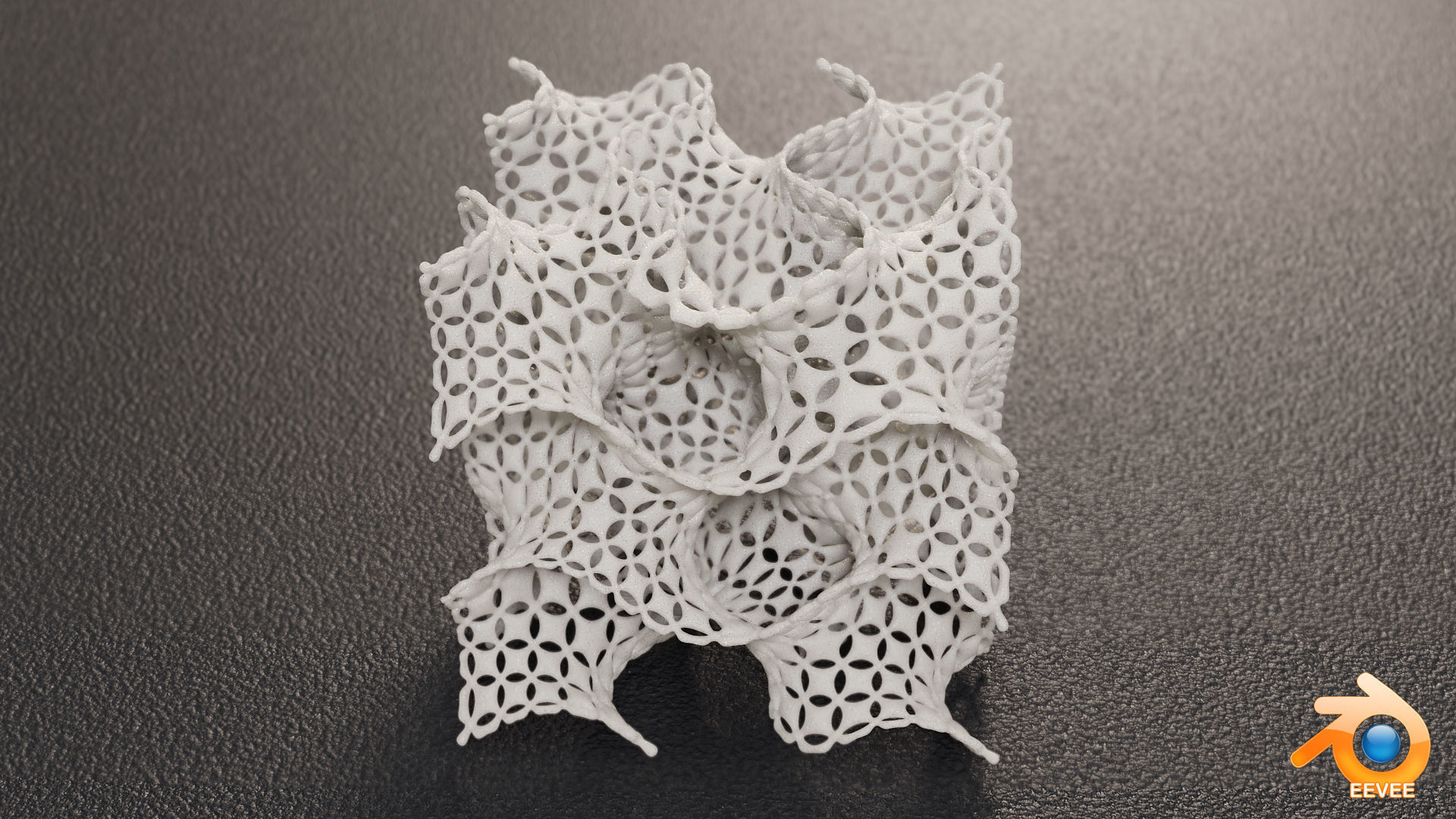 Quilted Pattern Gyroid 3D print model_5