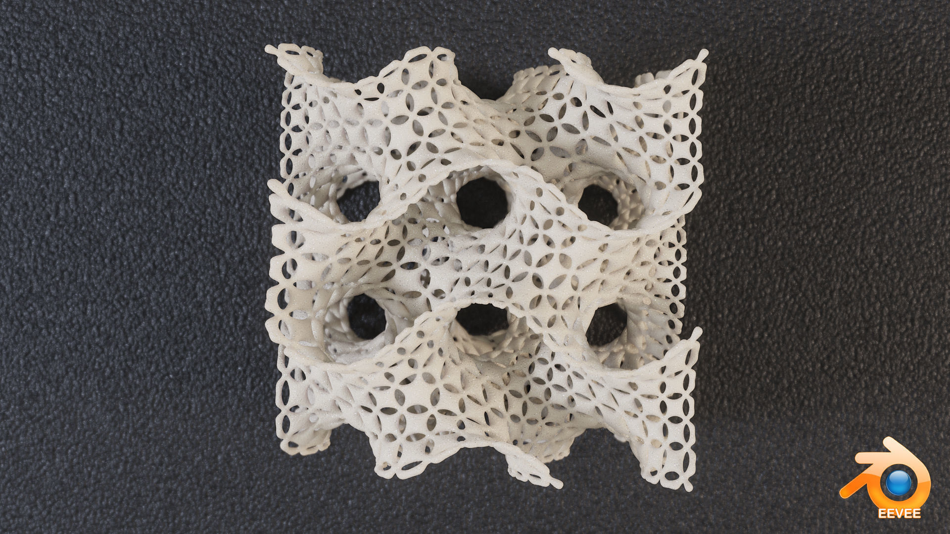 Quilted Pattern Gyroid 3D print model_4