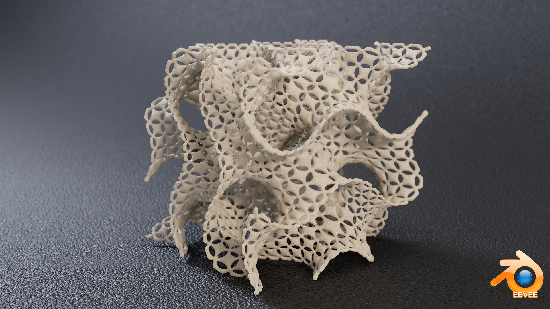 Quilted Pattern Gyroid 3D print model_2