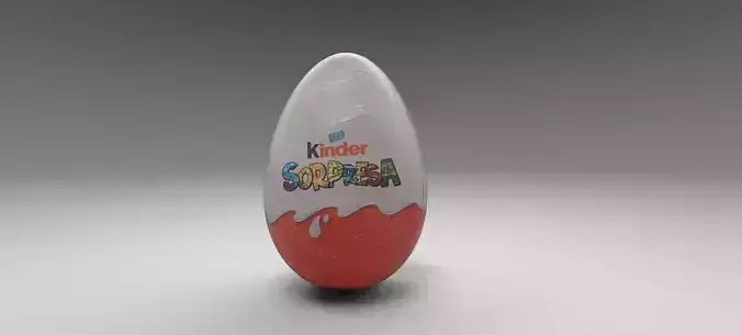 Kinder Surprise 3d Low-poly 3D model