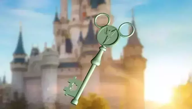 Tinkerbell Castle Key