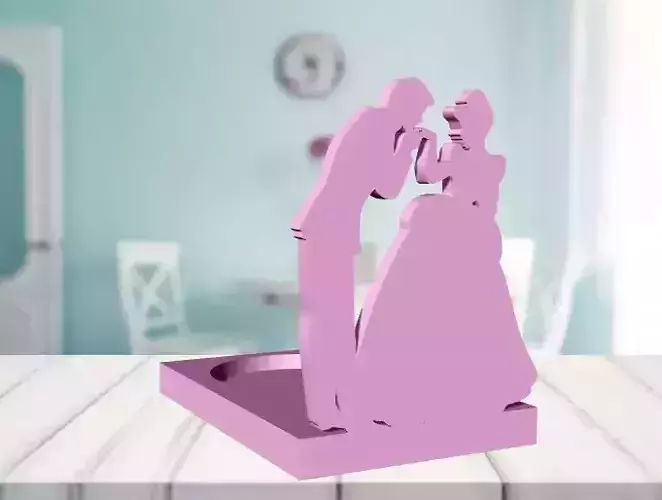 Cinderella Candle Holder