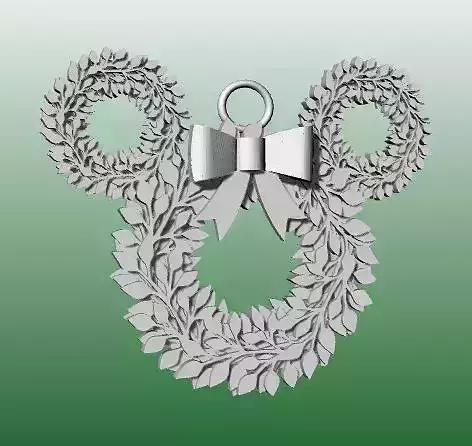 Mickey Christmas Ornament  3D print model