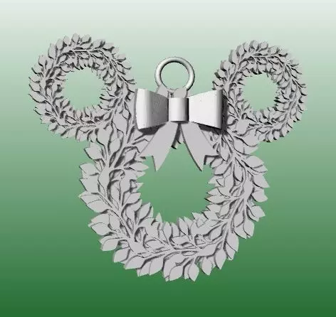 Mickey Christmas Ornament  3D print model_0