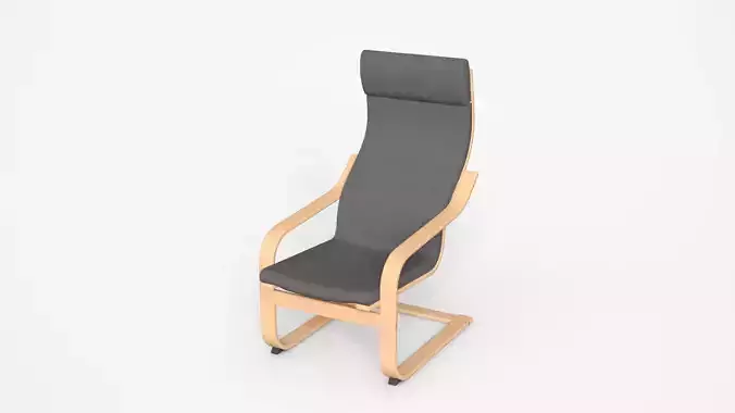 Lysed Grey-Birch Rocking Armchair