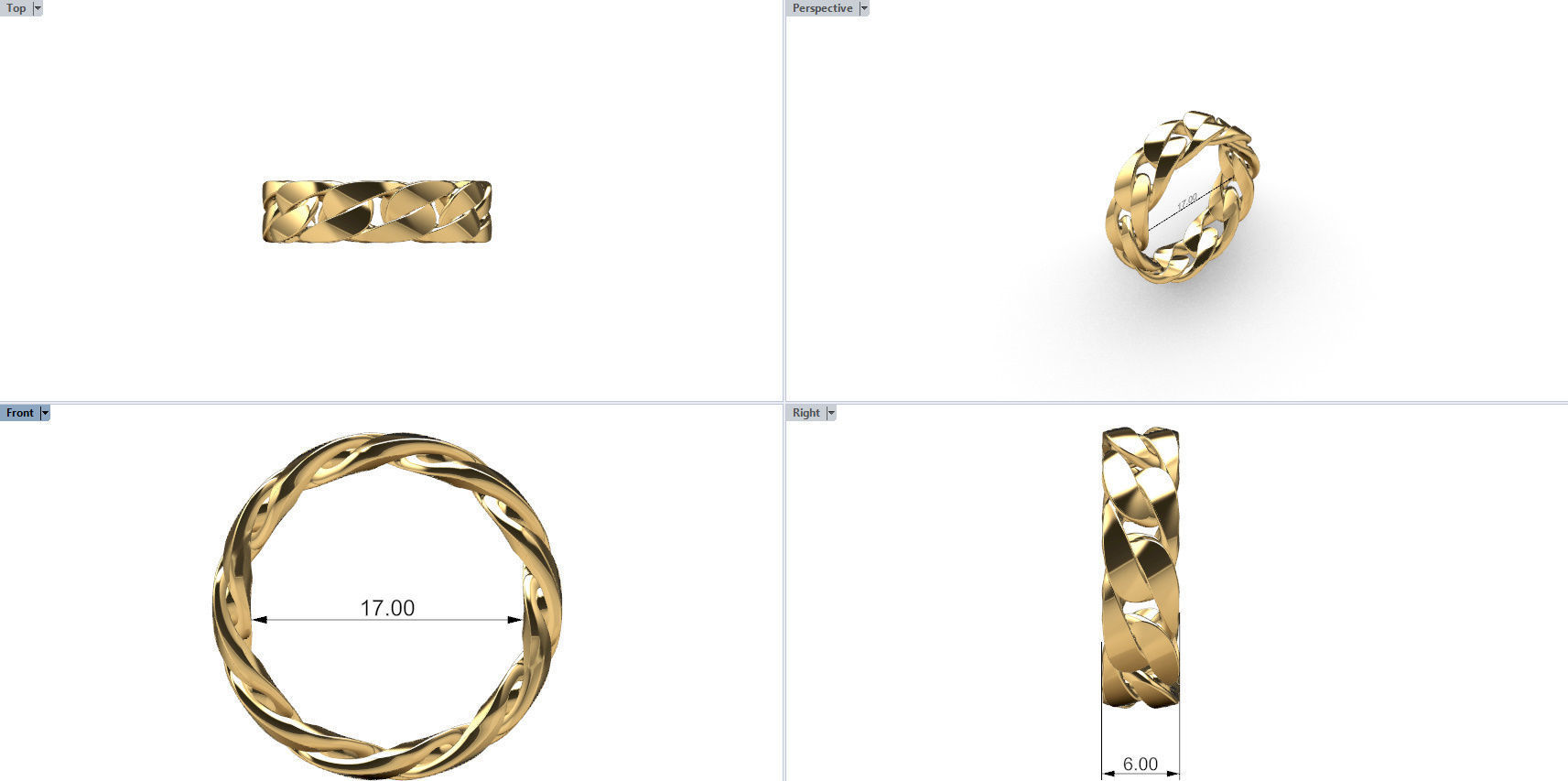 CHAIN RING  3D print model_1