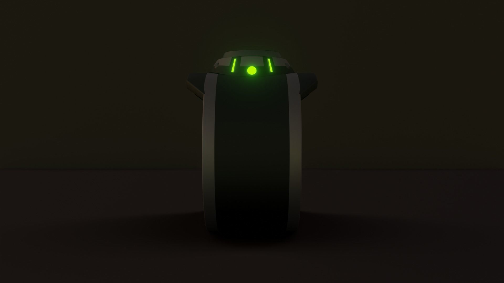 Omnitrix glowing ring Low-poly 3D model_5