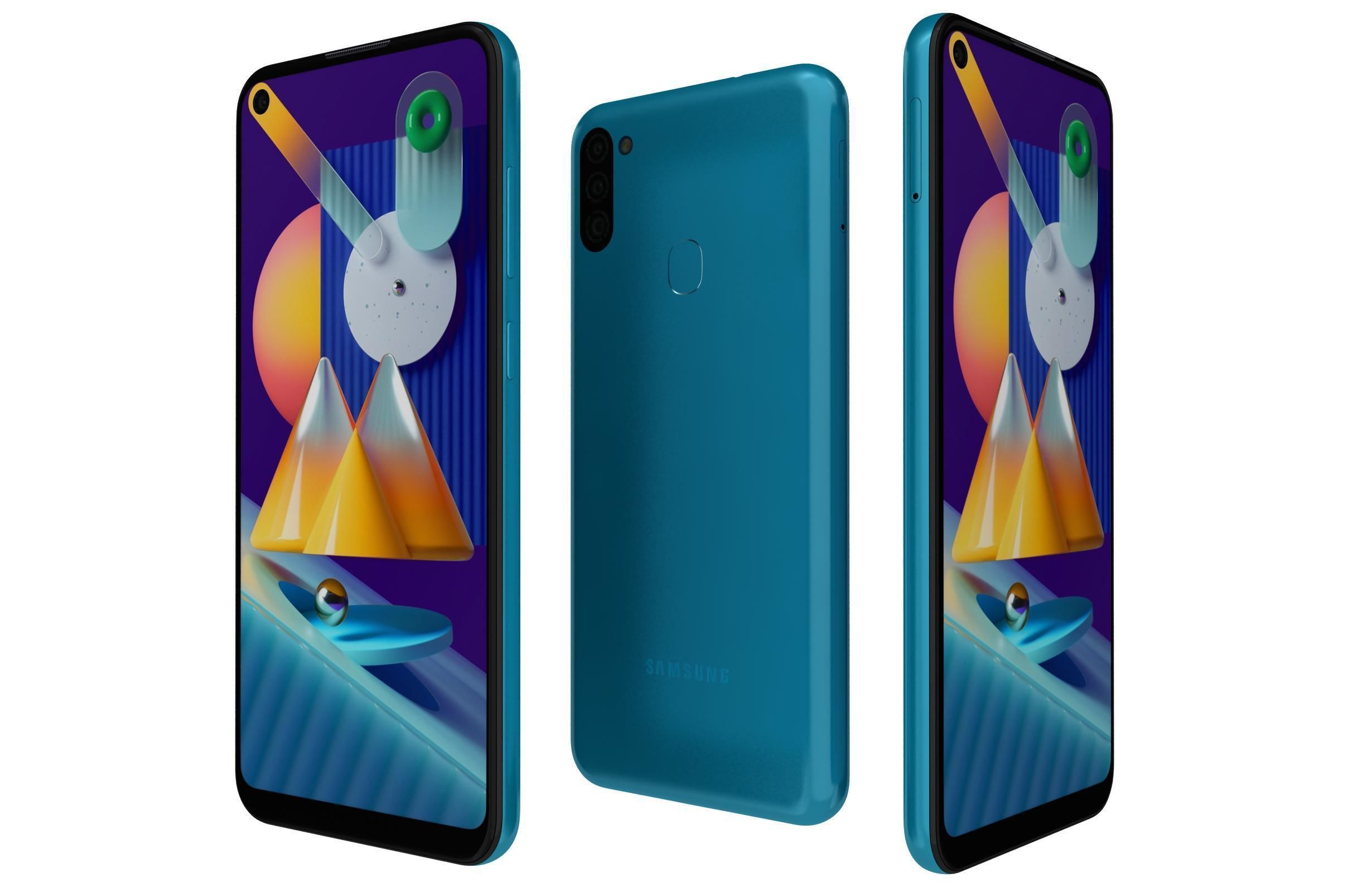 Samsung Galaxy M11 M21 M31 Collection 3D model_7