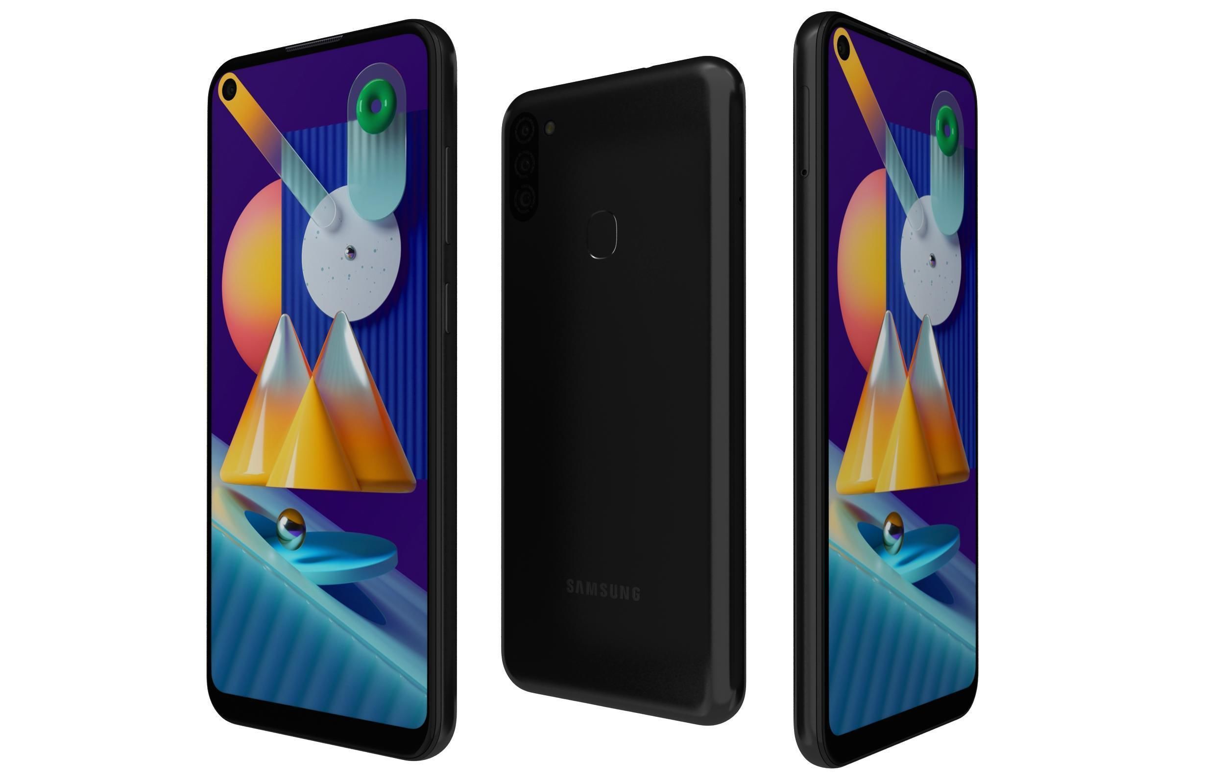 Samsung Galaxy M11 M21 M31 Collection 3D model_2
