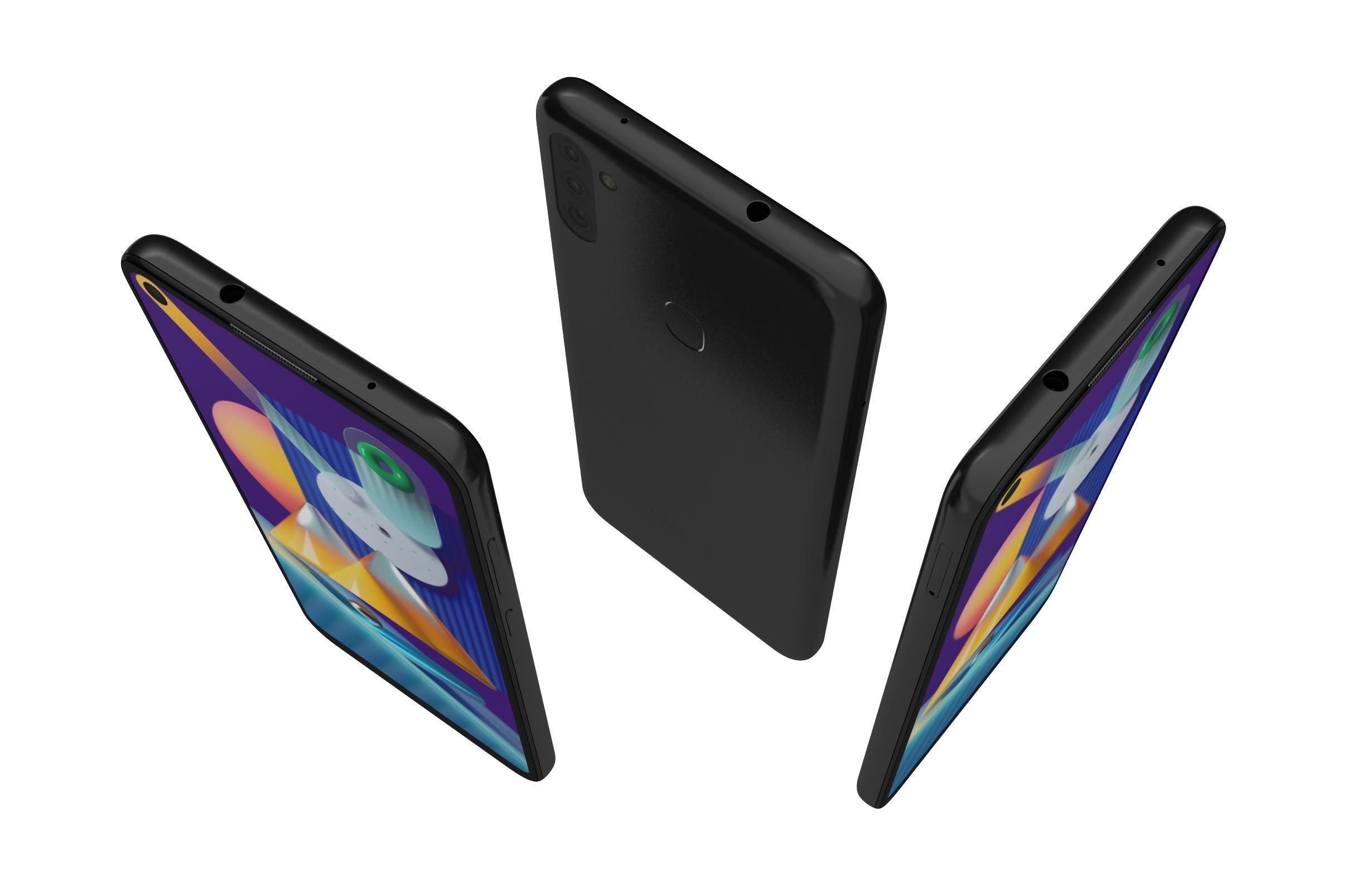 Samsung Galaxy M11 M21 M31 Collection 3D model_1
