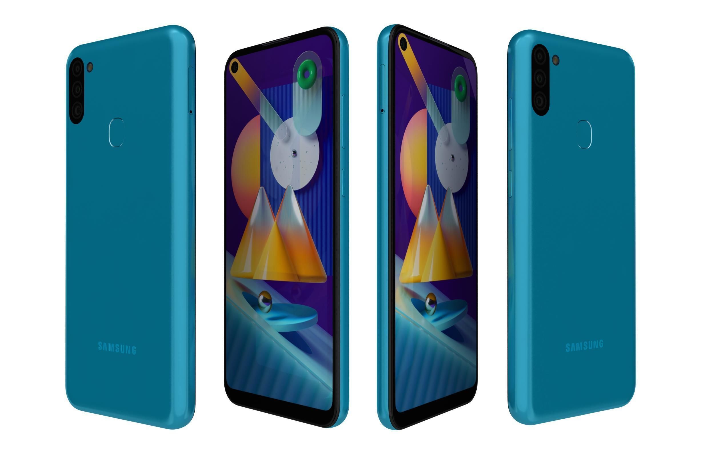 Samsung Galaxy M11 M21 M31 Collection 3D model_10