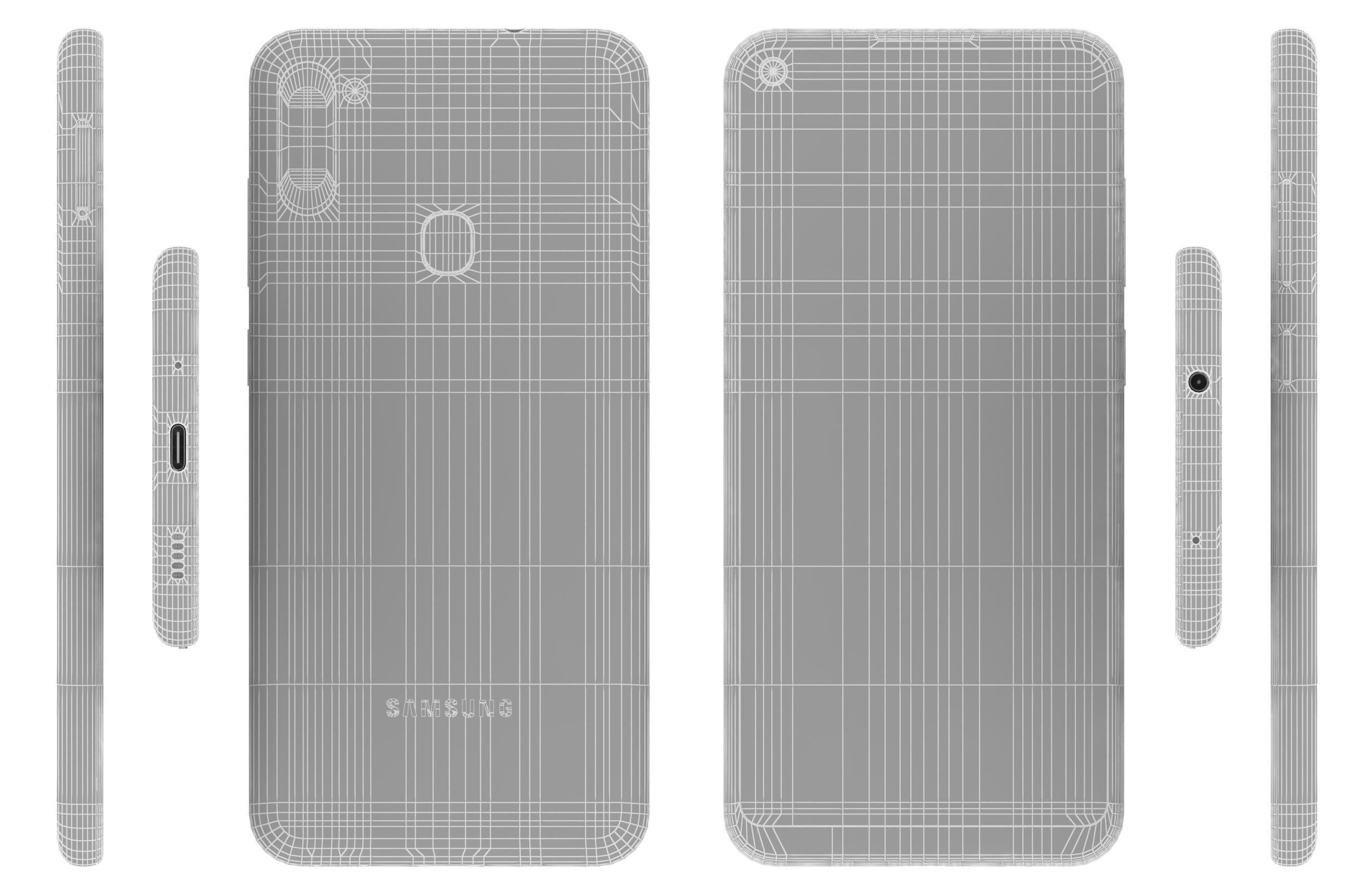 Samsung Galaxy M11 M21 M31 Collection 3D model_19
