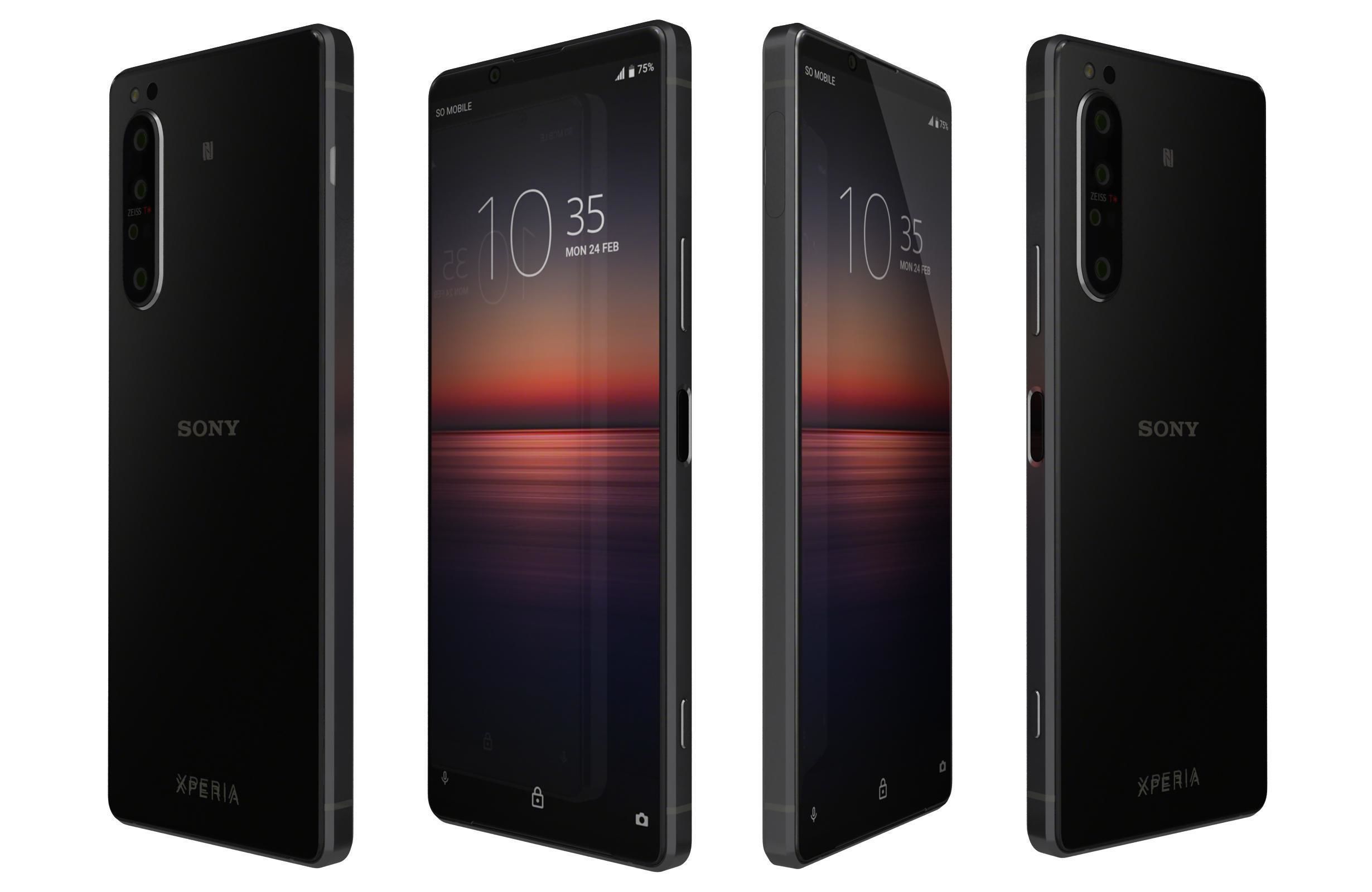 Sony Xperia 1 Mk II And 10 Mk II 3D model_34