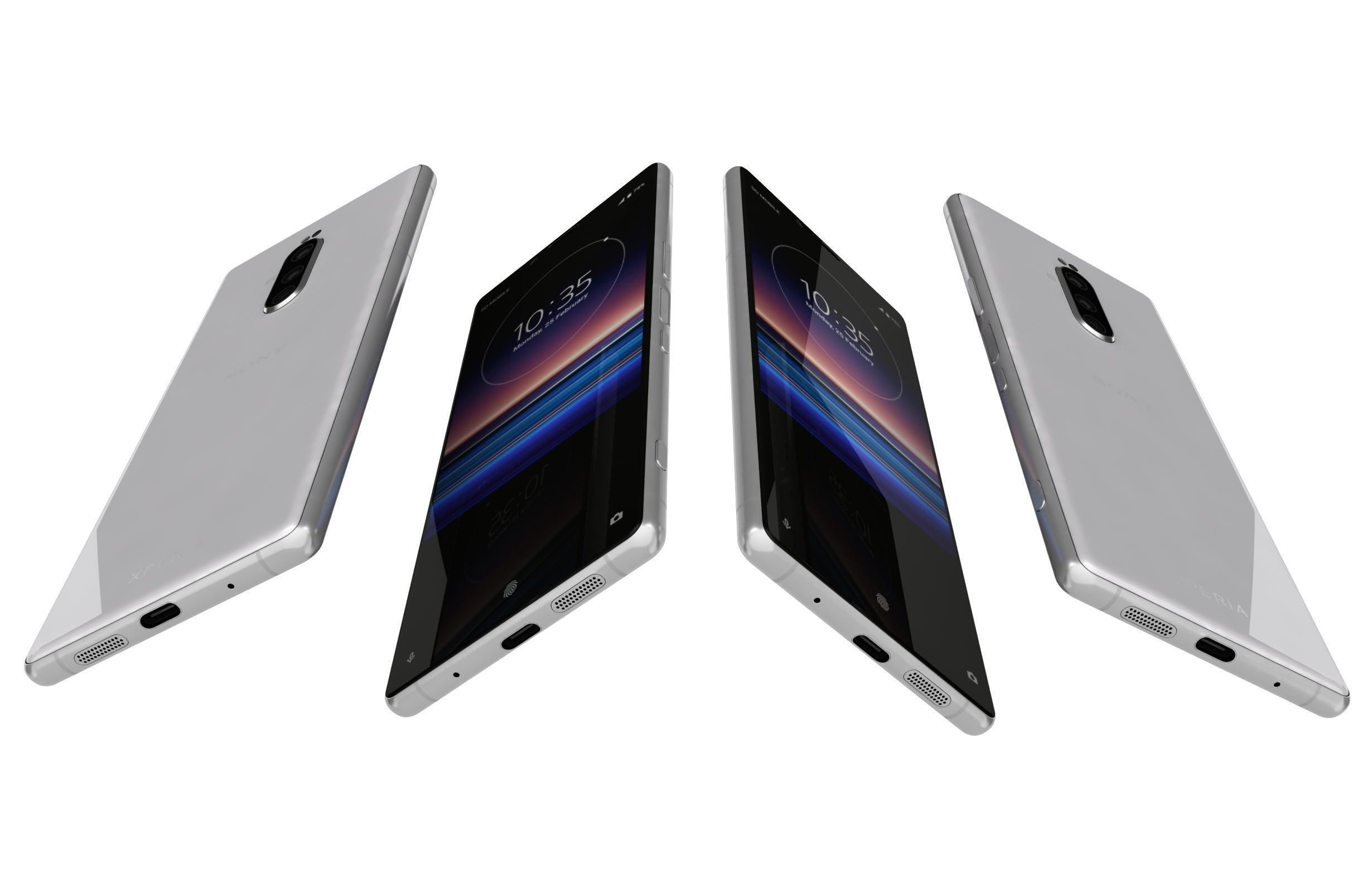 Sony Xperia 1 Mk II And 10 Mk II 3D model_2