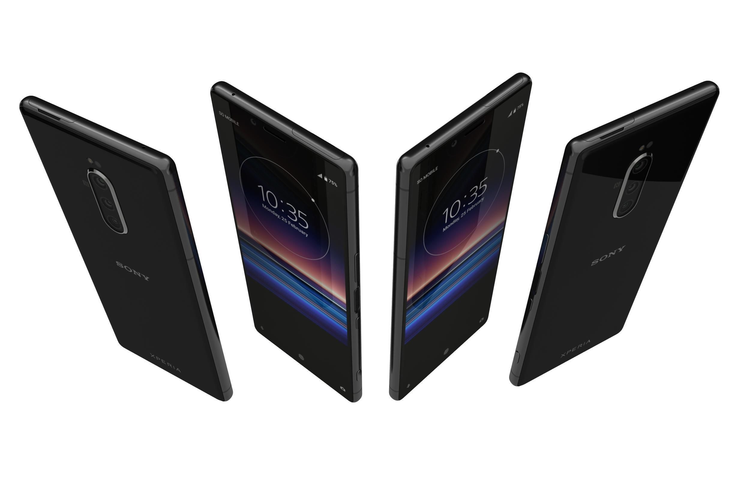 Sony Xperia 1 Mk II And 10 Mk II 3D model_24