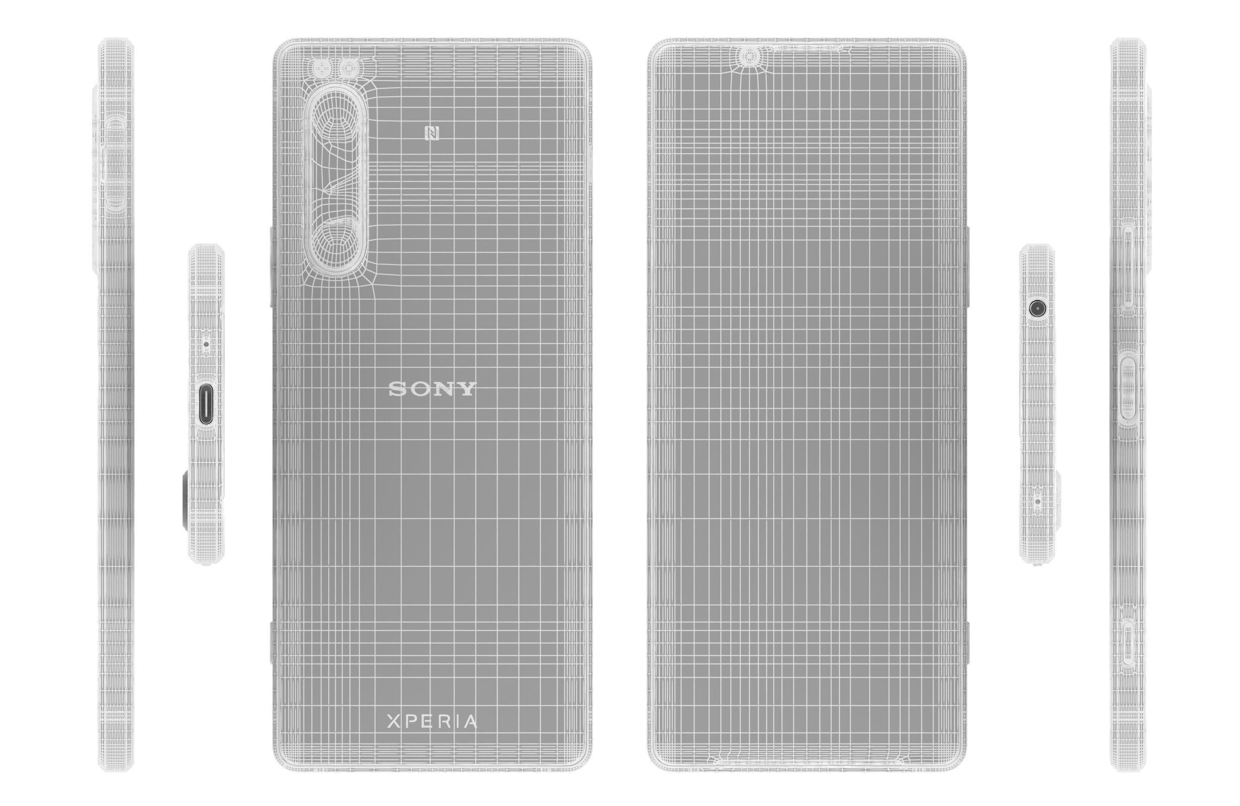 Sony Xperia 1 Mk II And 10 Mk II 3D model_50