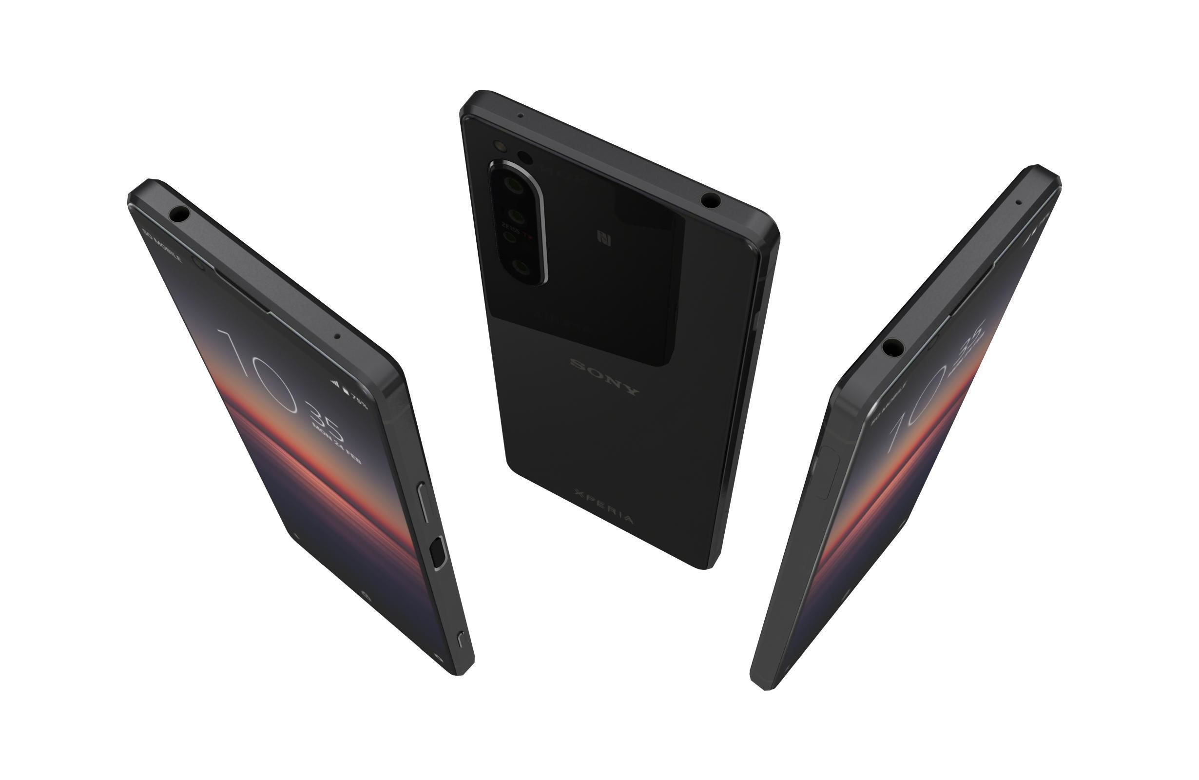 Sony Xperia 1 Mk II And 10 Mk II 3D model_31