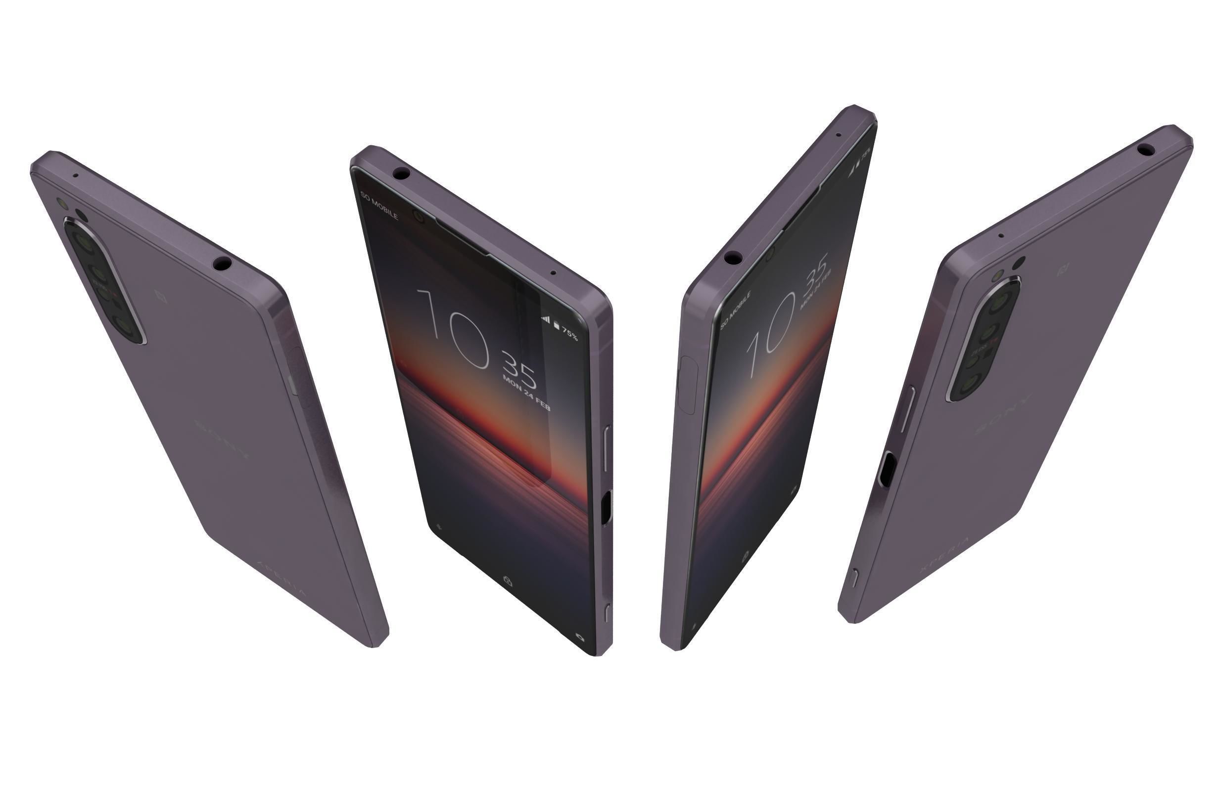 Sony Xperia 1 Mk II And 10 Mk II 3D model_40