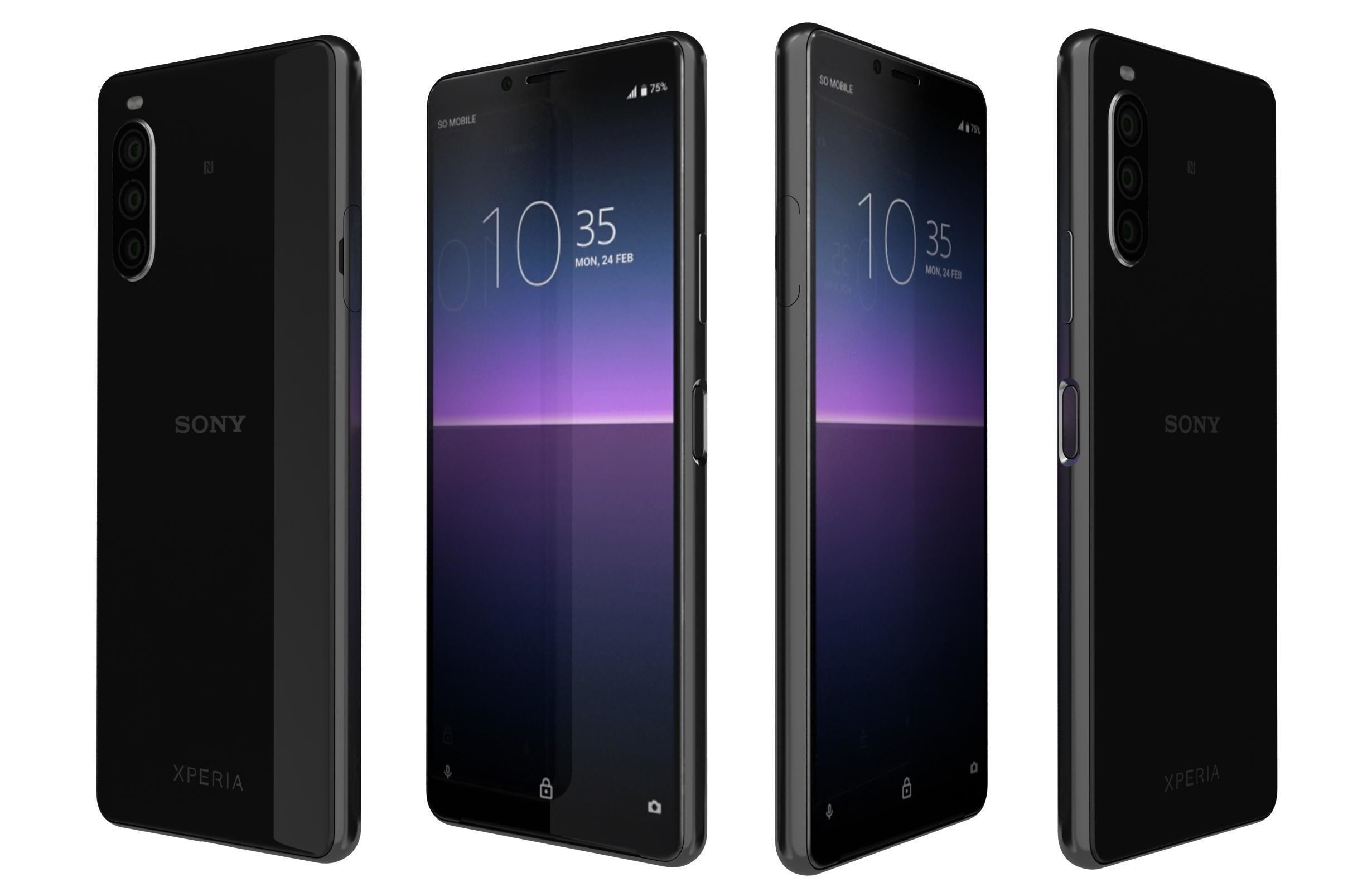 Sony Xperia 1 Mk II And 10 Mk II 3D model_89