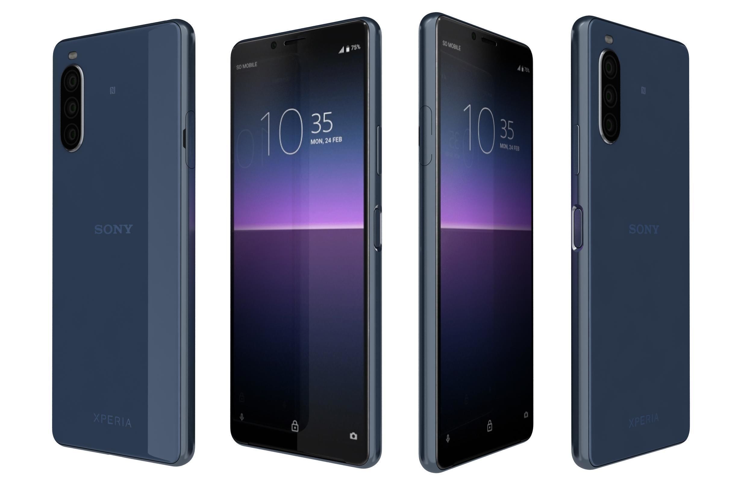 Sony Xperia 1 Mk II And 10 Mk II 3D model_97