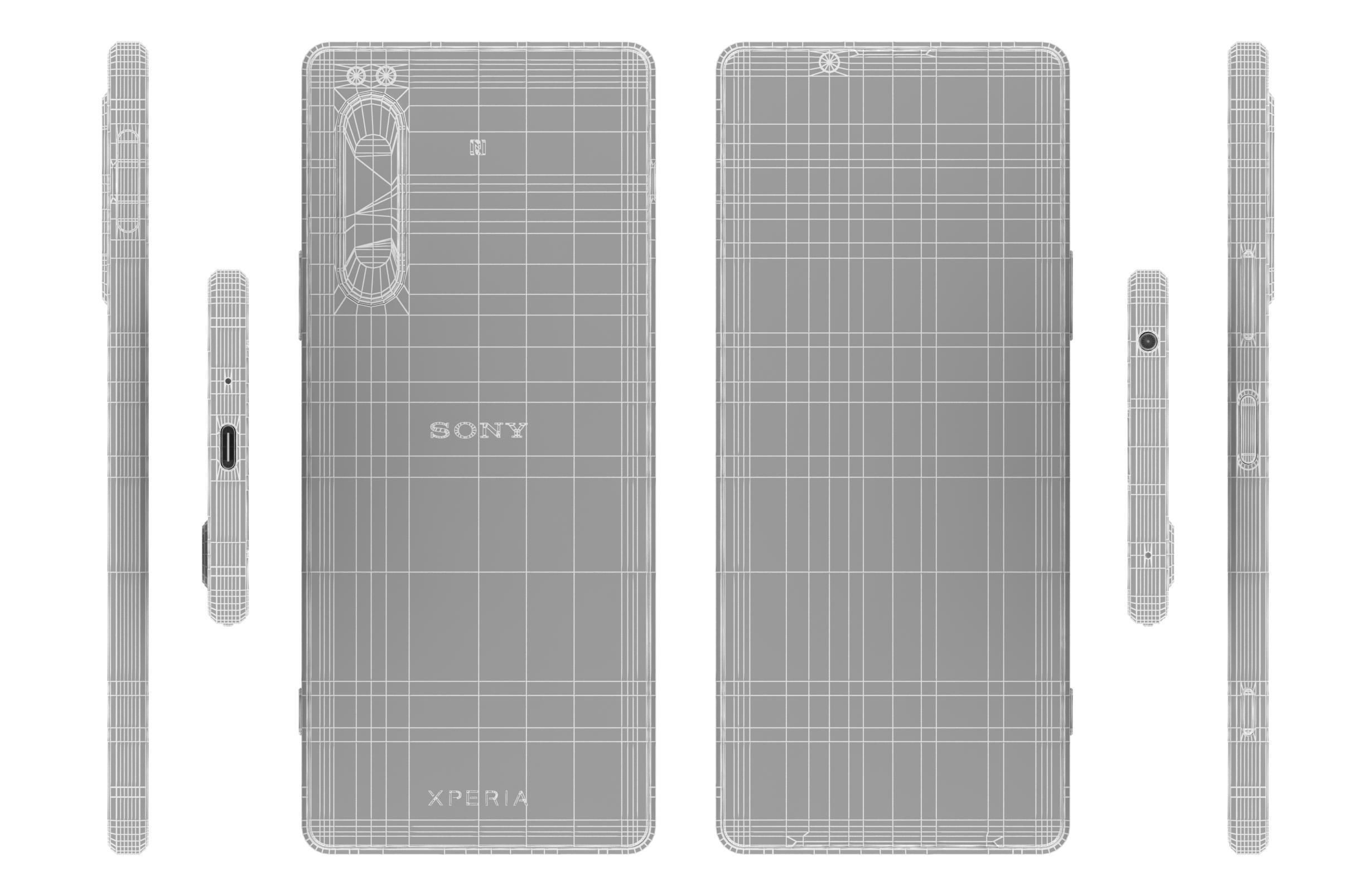 Sony Xperia 1 Mk II And 10 Mk II 3D model_49