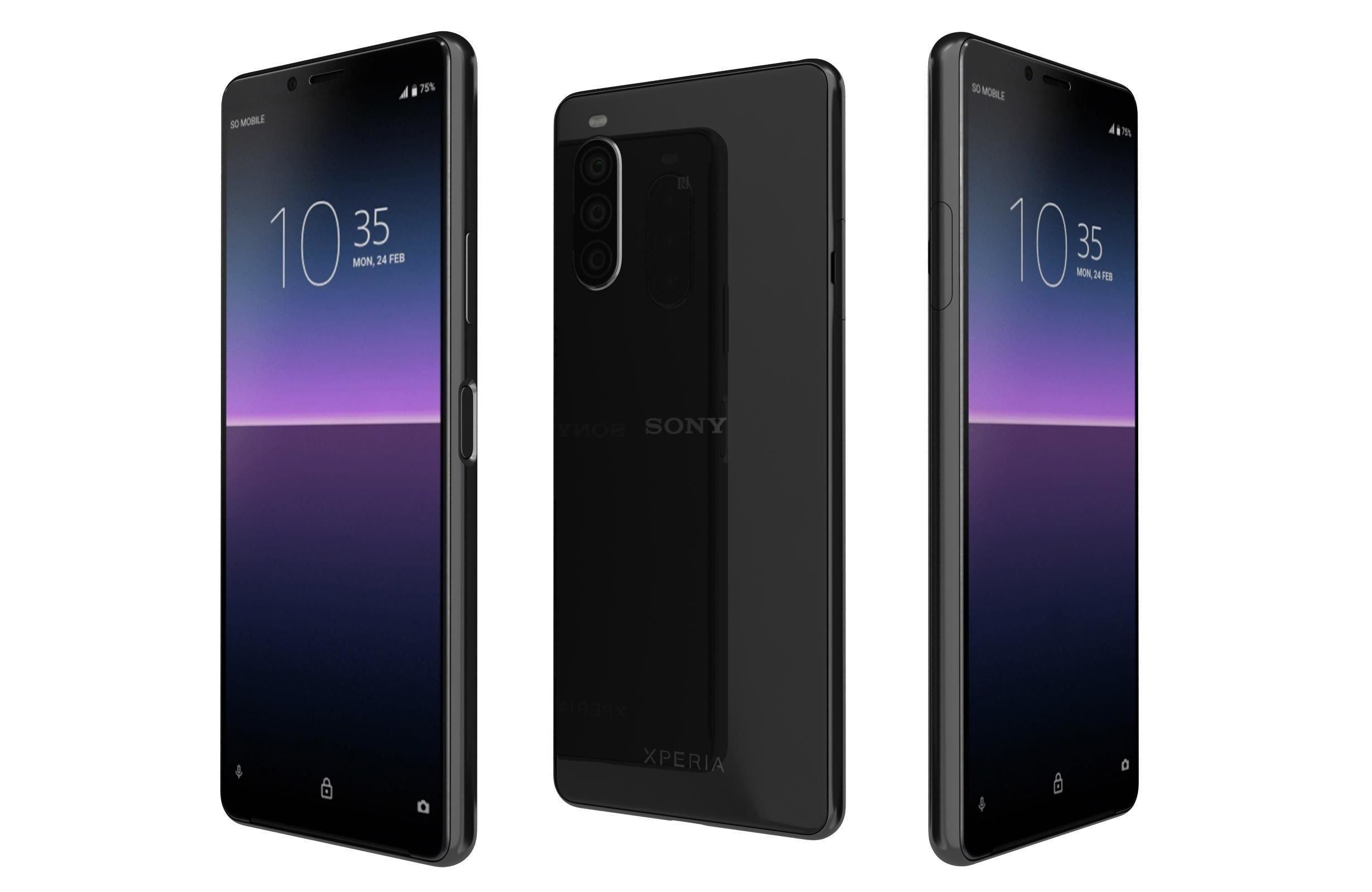 Sony Xperia 1 Mk II And 10 Mk II 3D model_85
