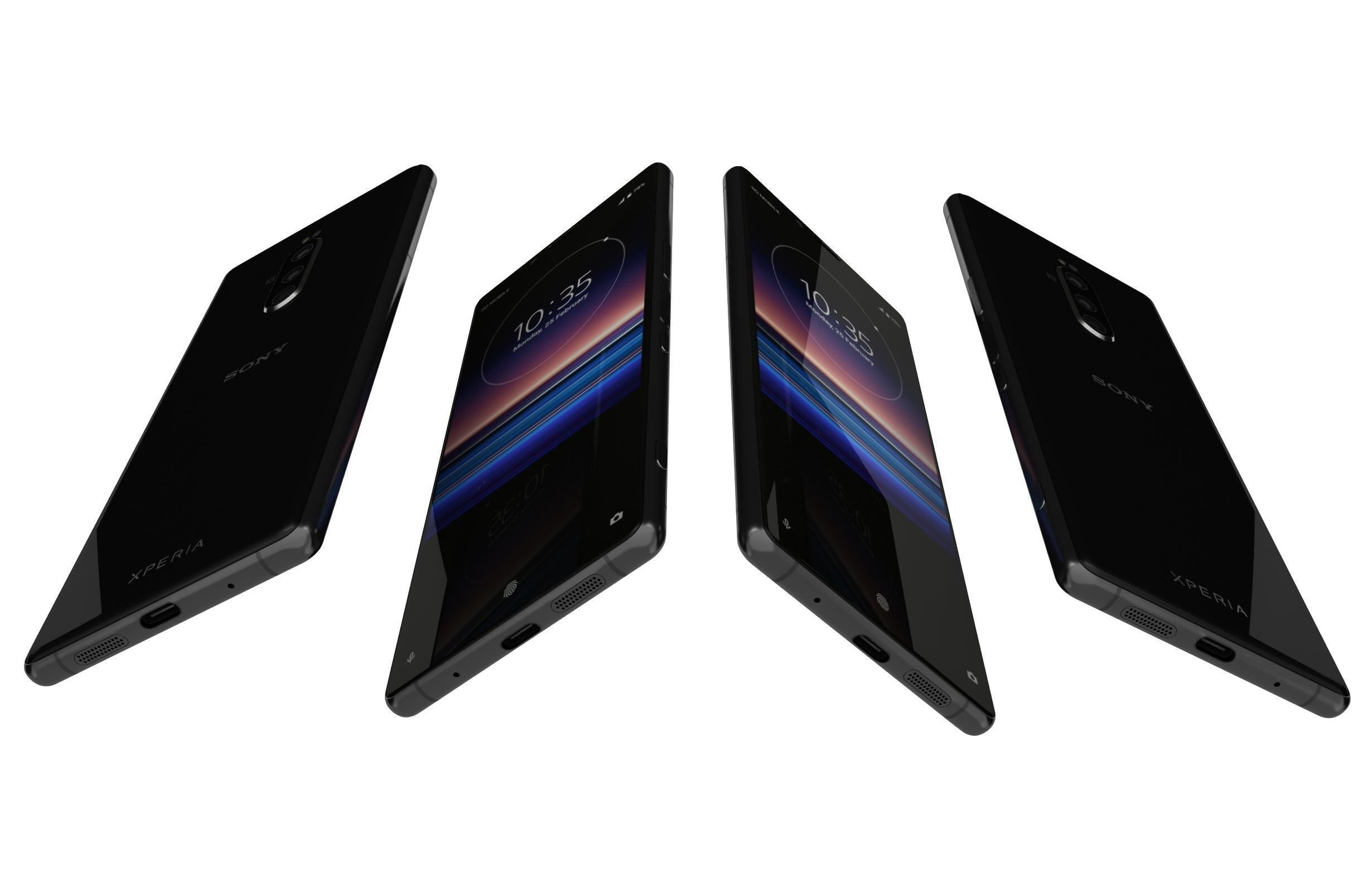 Sony Xperia 1 Mk II And 10 Mk II 3D model_23