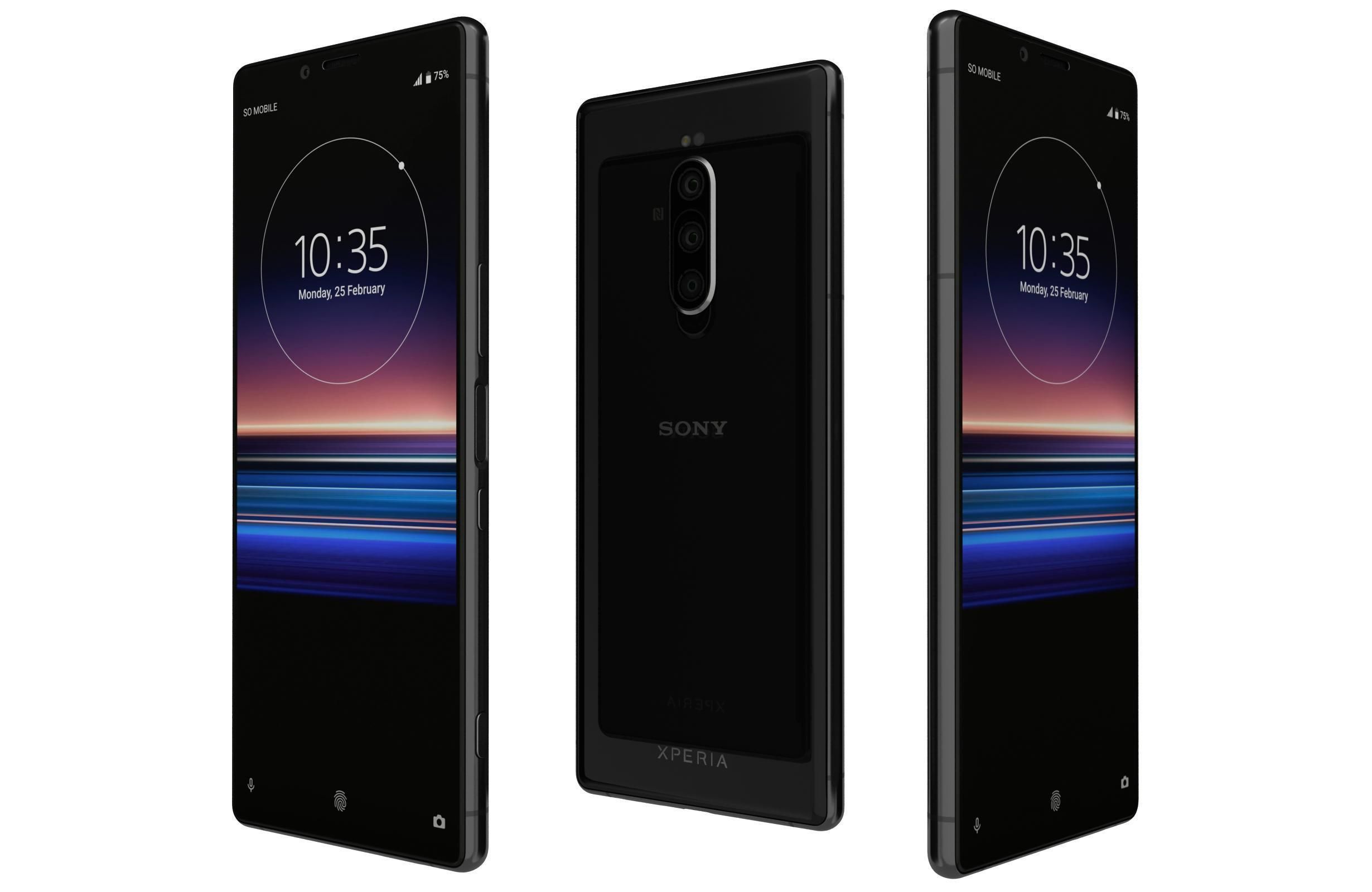 Sony Xperia 1 Mk II And 10 Mk II 3D model_19