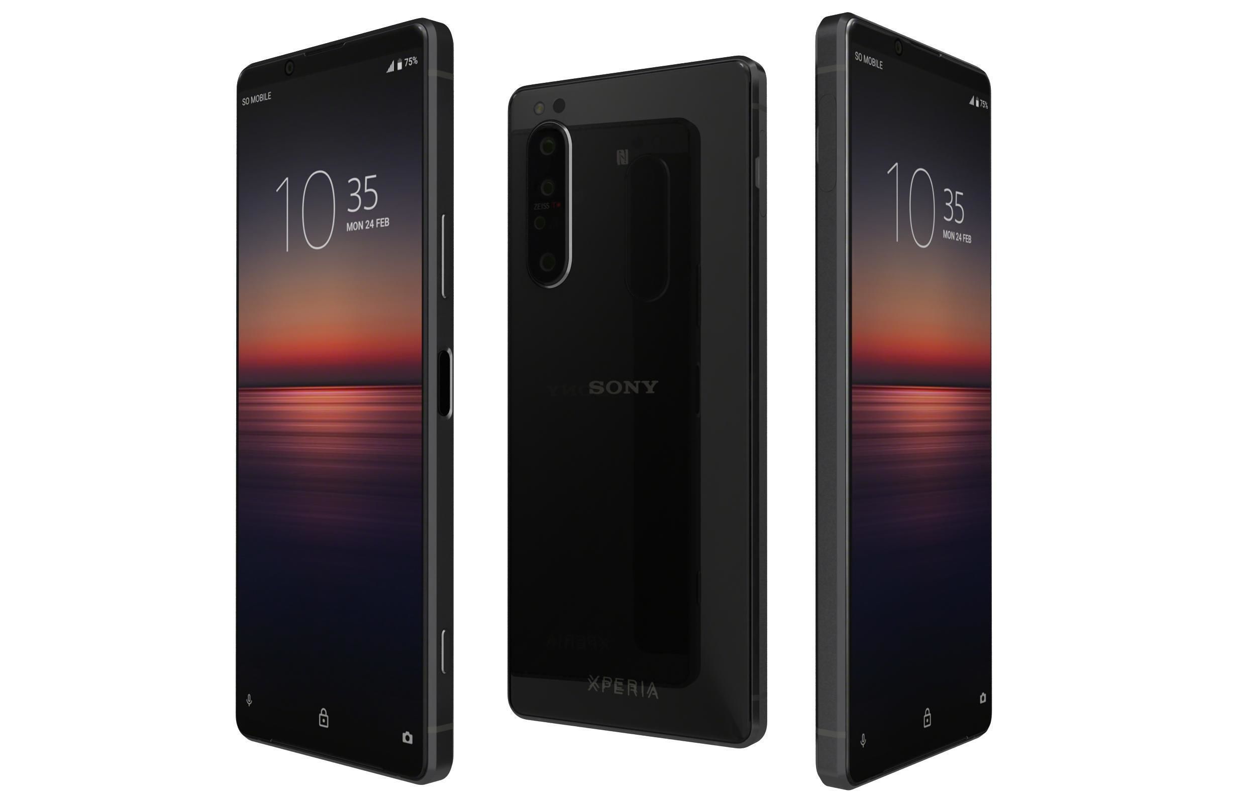 Sony Xperia 1 Mk II And 10 Mk II 3D model_32