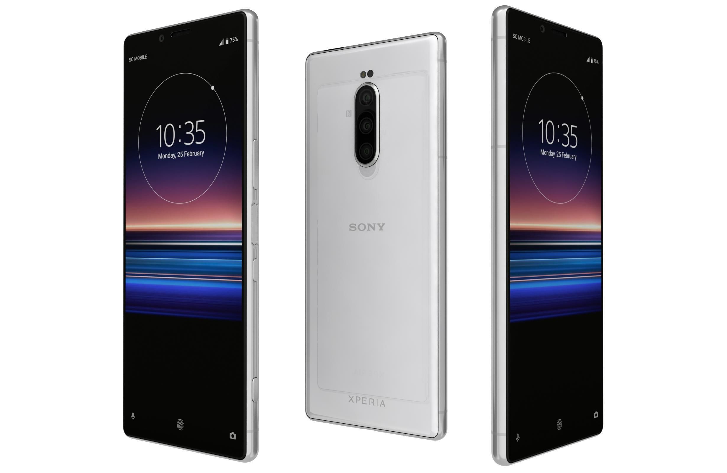 Sony Xperia 1 Mk II And 10 Mk II 3D model_13