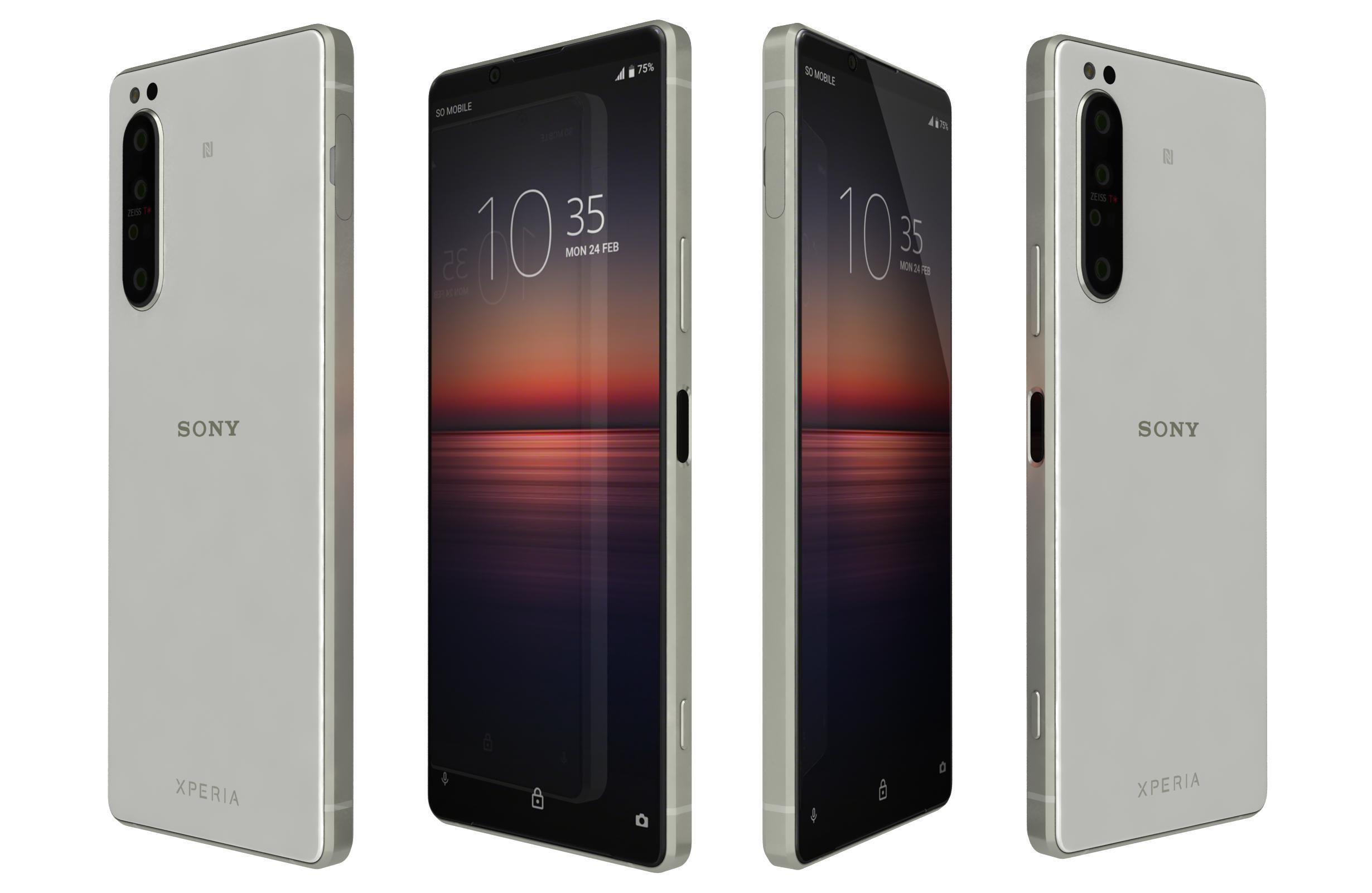 Sony Xperia 1 Mk II And 10 Mk II 3D model_46