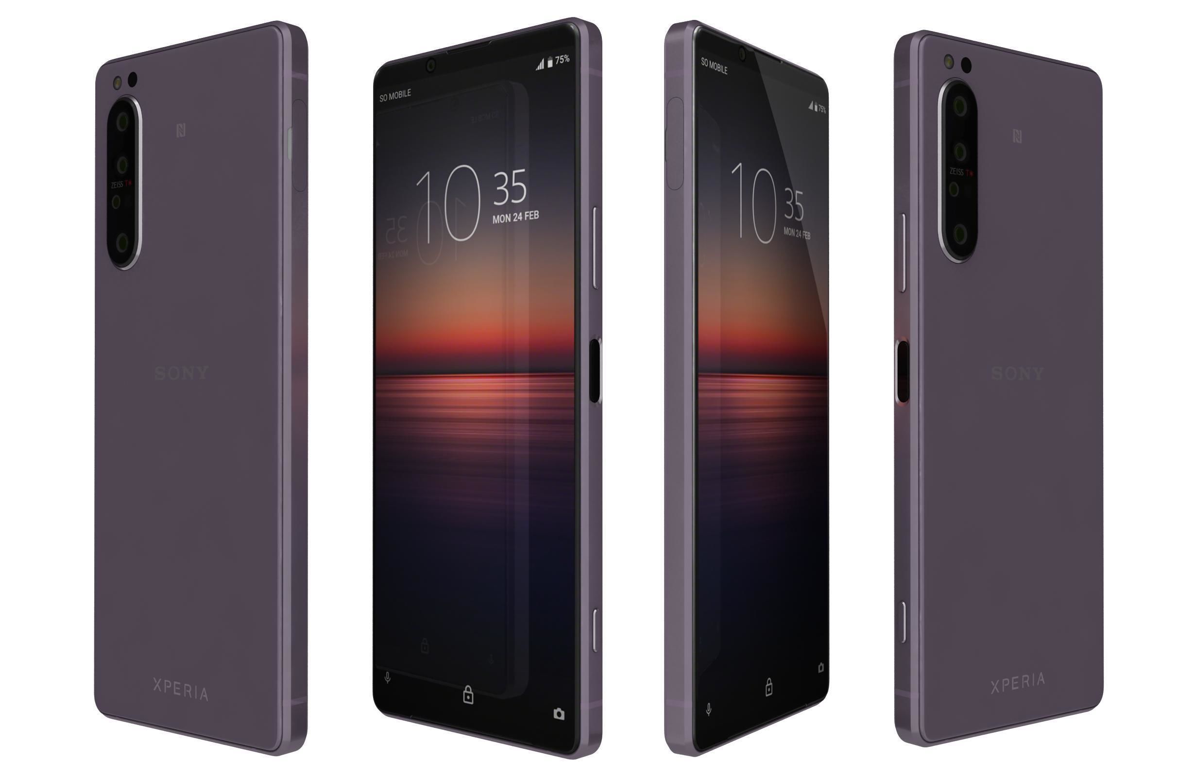Sony Xperia 1 Mk II And 10 Mk II 3D model_42