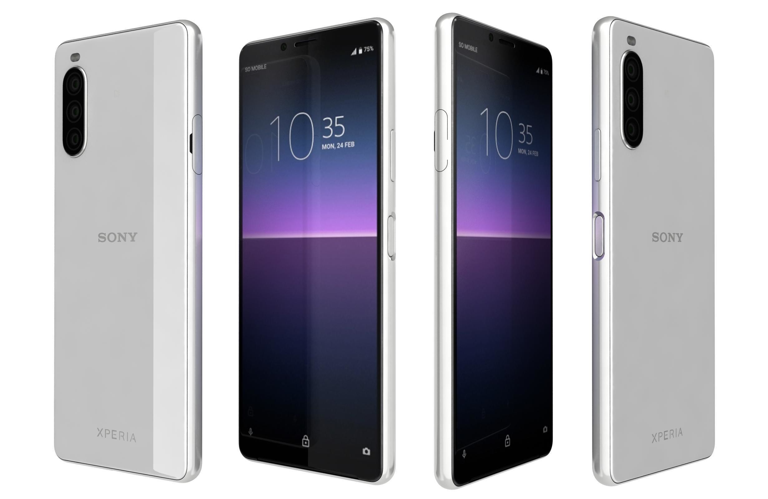 Sony Xperia 1 Mk II And 10 Mk II 3D model_93