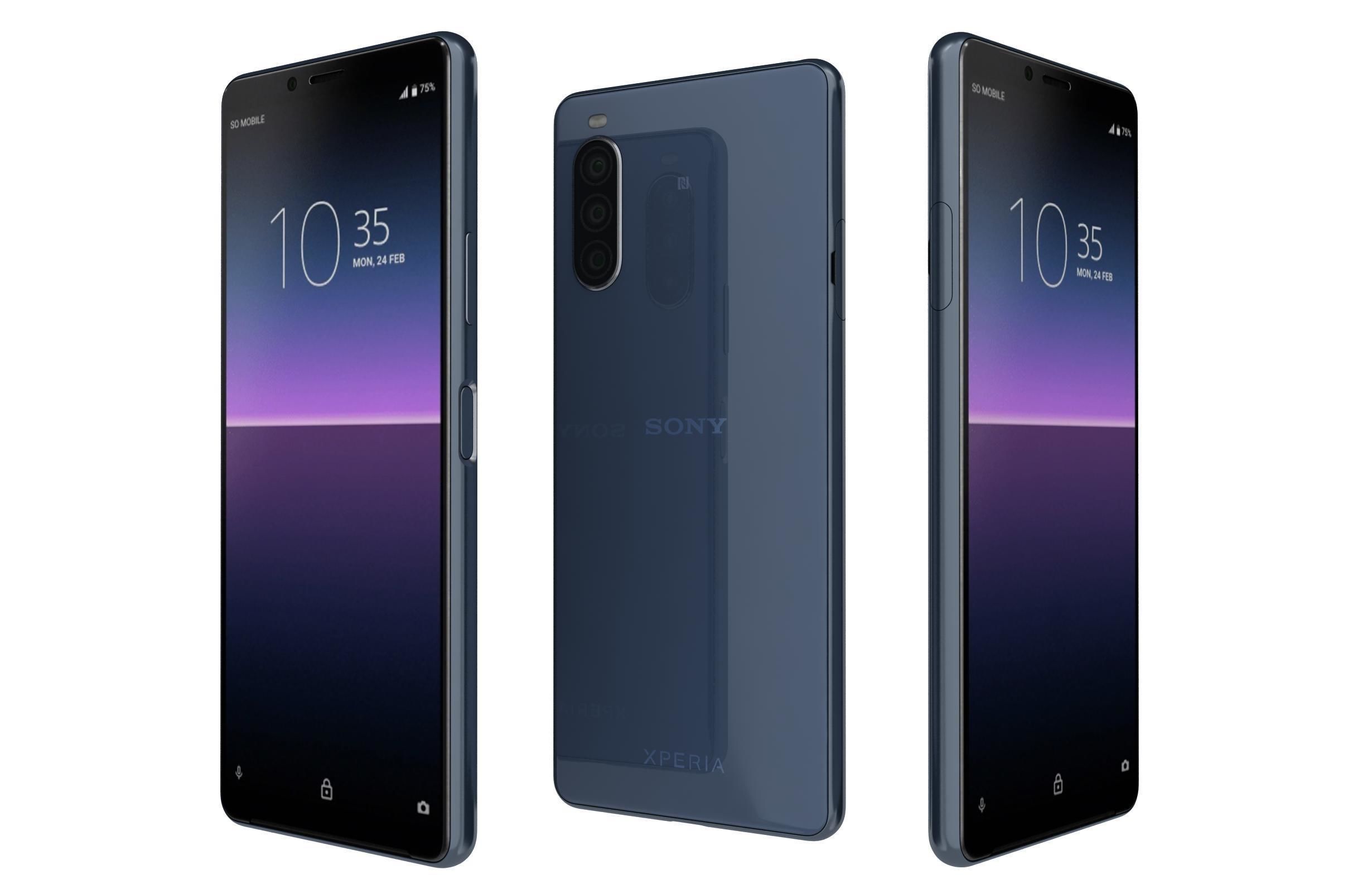 Sony Xperia 1 Mk II And 10 Mk II 3D model_94