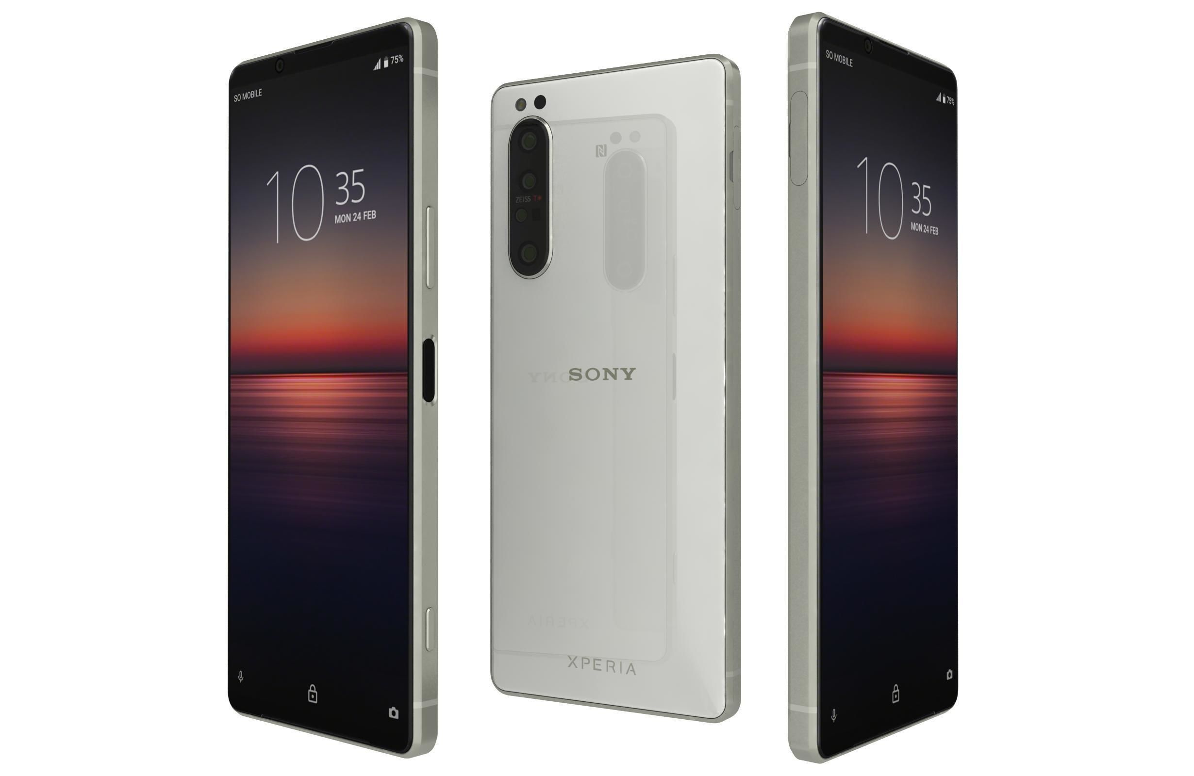 Sony Xperia 1 Mk II And 10 Mk II 3D model_44