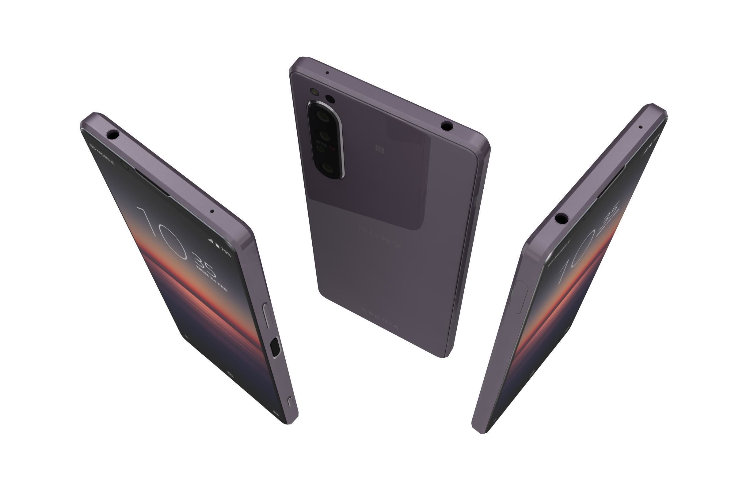 Sony Xperia 1 Mk II And 10 Mk II 3D model_38