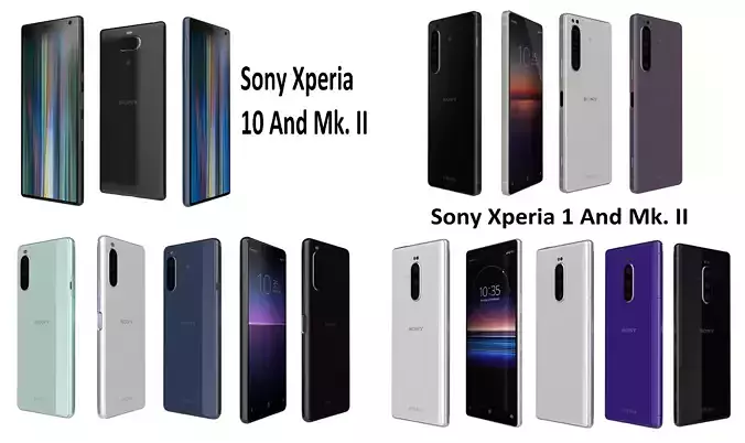 Sony Xperia 1 Mk  II And 10 Mk  II