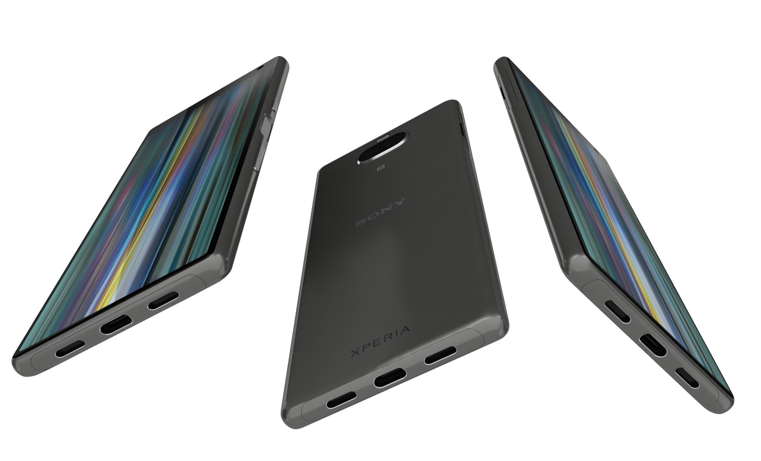 Sony Xperia 1 Mk II And 10 Mk II 3D model_69