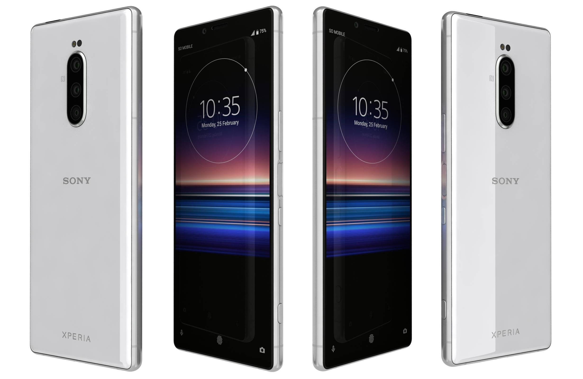 Sony Xperia 1 Mk II And 10 Mk II 3D model_15