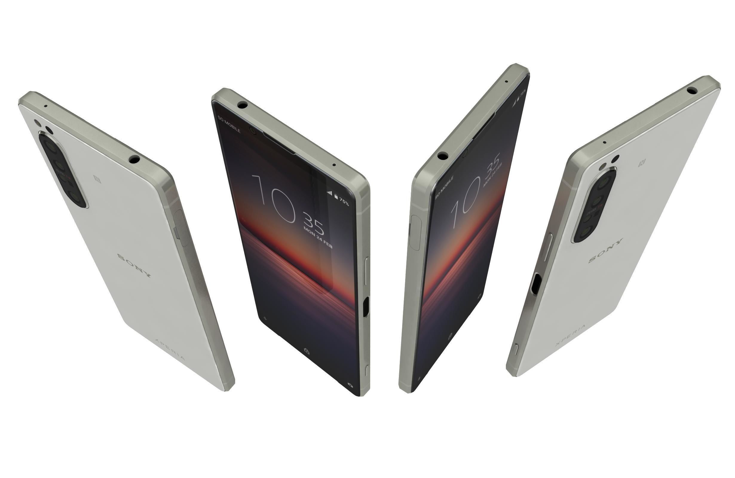 Sony Xperia 1 Mk II And 10 Mk II 3D model_45
