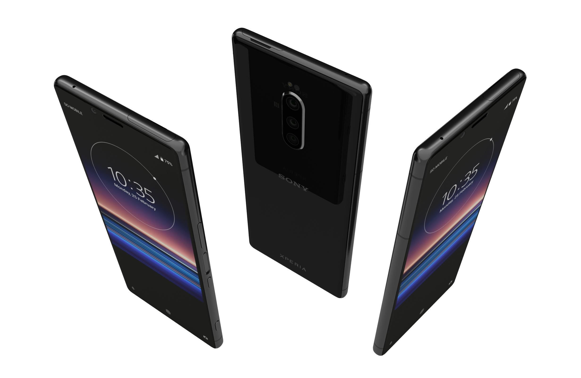 Sony Xperia 1 Mk II And 10 Mk II 3D model_21