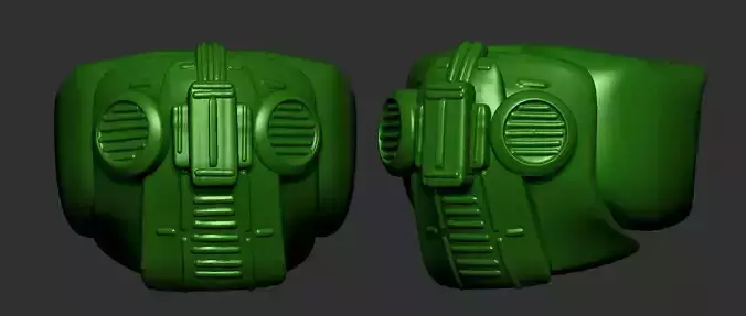 helmet high poly sculpt 3d printable 