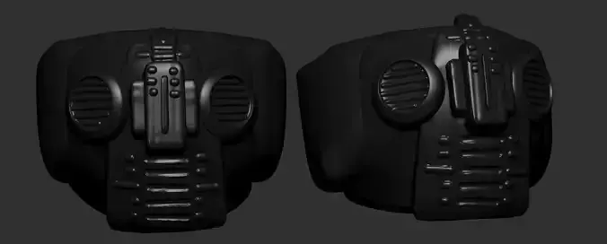 helmet high poly sculpt 3d printable 