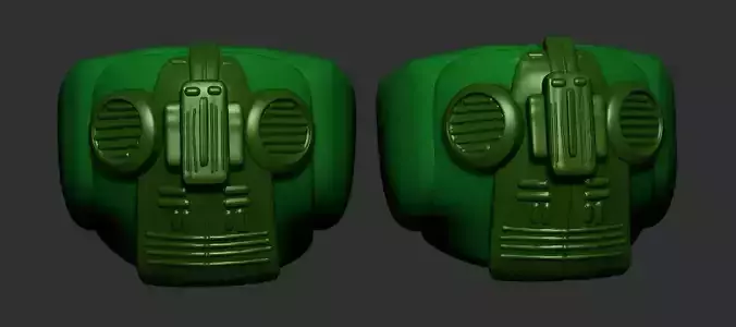 helmet high poly sculpt 3d printable 