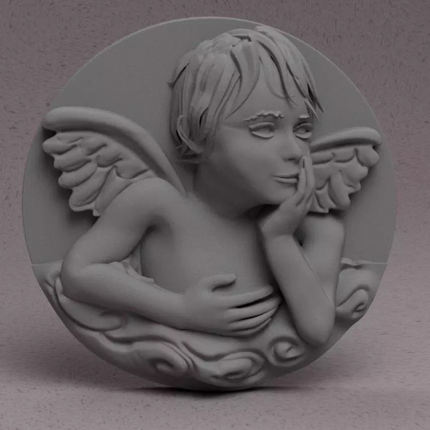 Angel Cherub 3D print model_0
