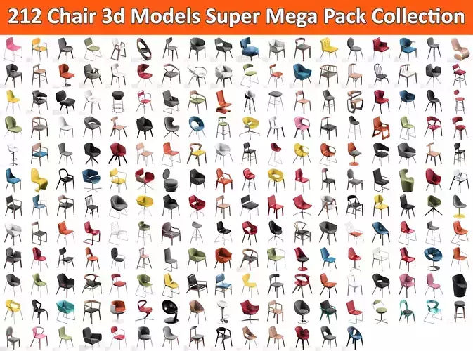 212 Chair Super Mega Pack Collection  