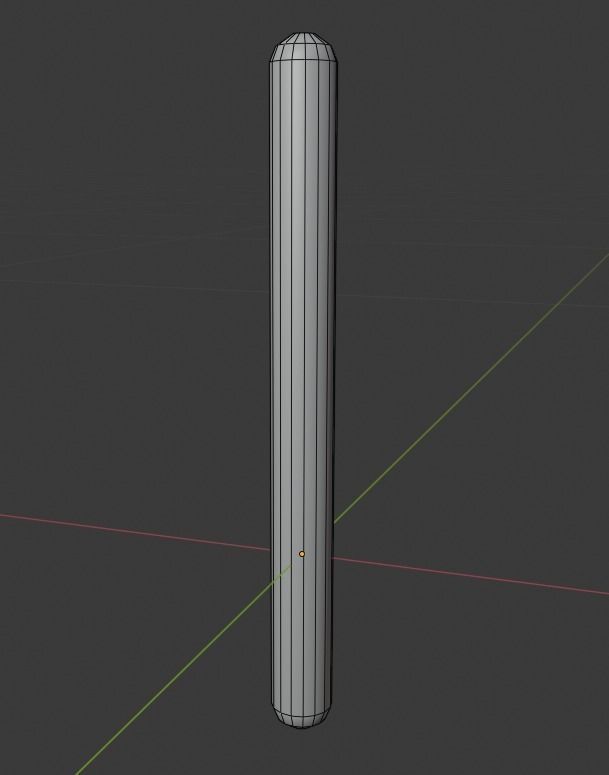 Chinese Lion Drum with Drumsticks Low-poly 3D model_8