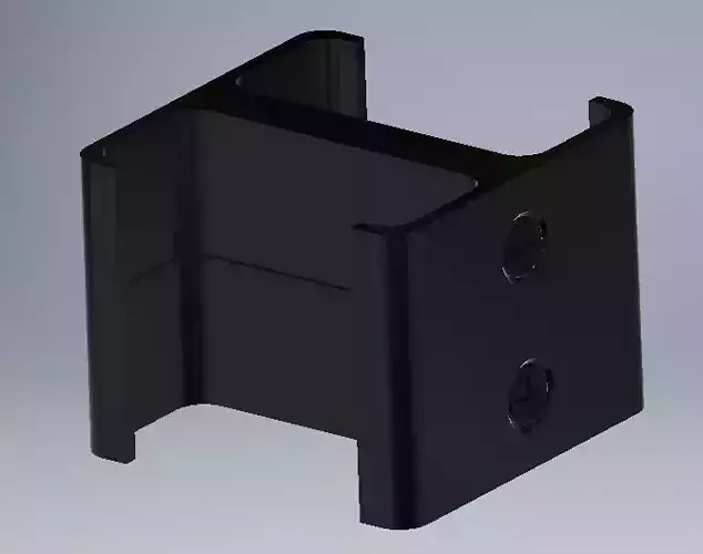 magazine coupler for gel blasters 3D model